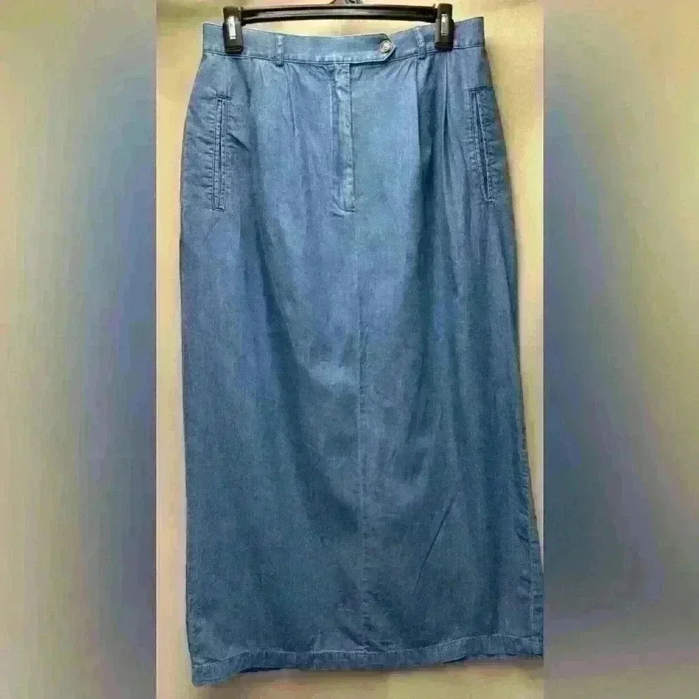 Talbots Vintage Midi A-line Skirt Size 10 Made in Hong Kong